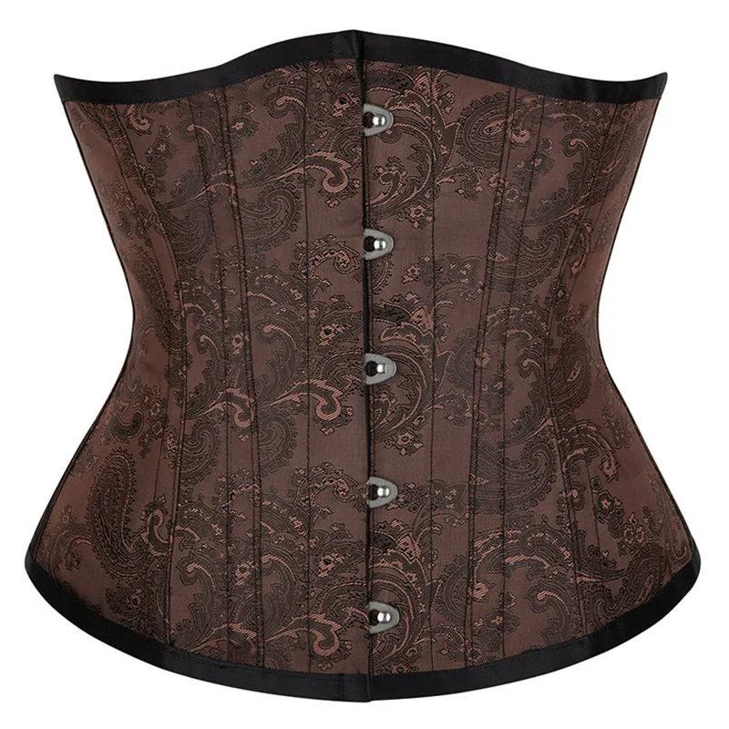 Gothic Corset Sexy Satin Floral Underbust Bustier Top For Women Slimming Lingerie Waist Trainer Body Shaper Plus Size Corselet
Gothic Corset Sexy Satin Floral Underbust Bustier Top For Women Slimming Lingerie Waist Trainer Body Shaper Plus Size Corselet