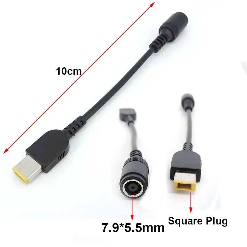 10cm 7.9*5.5mm Round Jack to Square Plug End Adapter Pigtail Charger Power Converter Conversion Cable
10cm 7.9*5.5mm Round Jack to Square Plug End Adapter Pigtail Charger Power Converter Conversion Cable