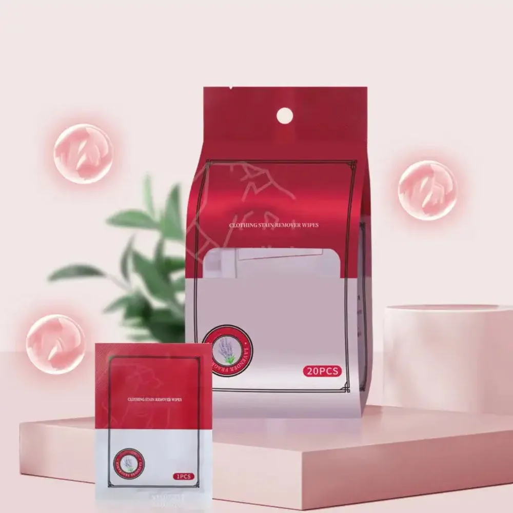 20Pcs High Performance Clothes Stain Removal Wet Wipes Clothes Fabric Silk Linen Blood Coffee Mud Instant Cleaner Disposable
20Pcs High Performance Clothes Stain Removal Wet Wipes Clothes Fabric Silk Linen Blood Coffee Mud Instant Cleaner Disposable