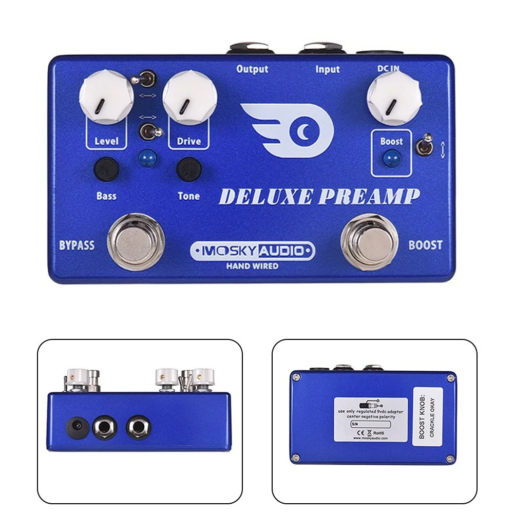 Портативная предусилитель MOSKYaudio Overdrive, усилитель для гитары, педаль с несколькими эффектами, настоящий байпас, электрическая гитара, принадлежности для Укулеле
Портативная предусилитель MOSKYaudio Overdrive, усилитель для гитары, педаль с несколькими эффектами, настоящий байпас, электрическая гитара, принадлежности для Укулеле