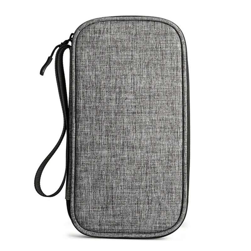 

Travel Wallet For Family Passport Holder Waterproof Document Case Organizer Travel Parts Accessories Cover Document Bag Grey
