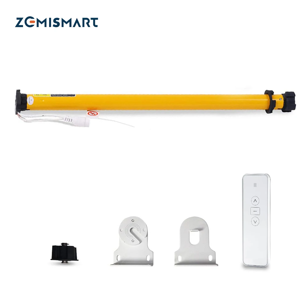 Zemismart Аккумуляторный роликовый слепой мотор для 38 мм трубчатой моторизованной электрической роликовой шторки RF пульт дистанционного управления Broadlink
Zemismart Аккумуляторный роликовый слепой мотор для 38 мм трубчатой моторизованной электрической роликовой шторки RF пульт дистанционного управления Broadlink