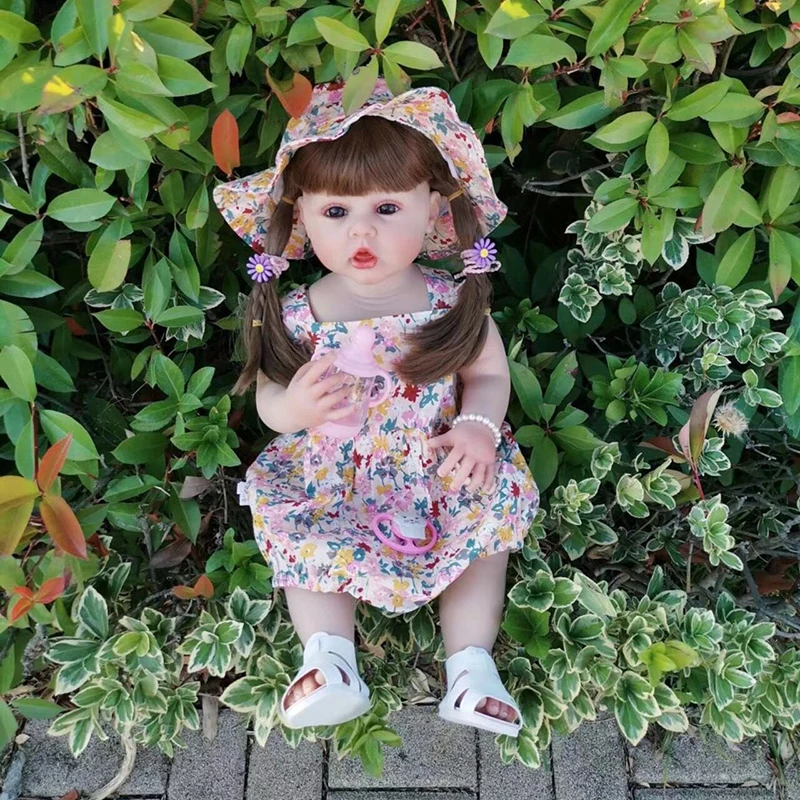 55cm Reborn Girl Full Body Silicone Already Painted Finished Reborn Doll Erin Girl Collectible Art Doll
55cm Reborn Girl Full Body Silicone Already Painted Finished Reborn Doll Erin Girl Collectible Art Doll