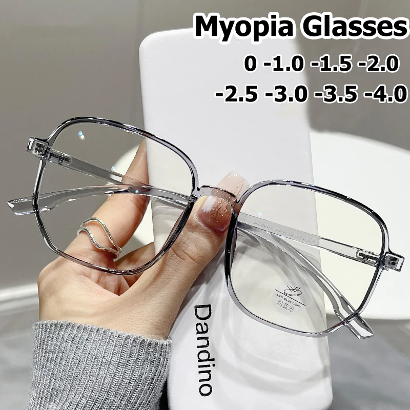 Luxury Square Frame Myopia Glasses NEW Style Women Men Anti-blue Light Near Sight Eyeglasses Unisex Goggles Diopters 0 To -4.0
Luxury Square Frame Myopia Glasses NEW Style Women Men Anti-blue Light Near Sight Eyeglasses Unisex Goggles Diopters 0 To -4.0