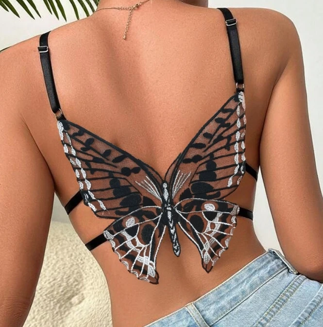Women's Sexy Summer New 2024 Temperament Fashion Vest Butterfly Lace Patchwork Beautiful Back Camisole Vest
Women's Sexy Summer New 2024 Temperament Fashion Vest Butterfly Lace Patchwork Beautiful Back Camisole Vest