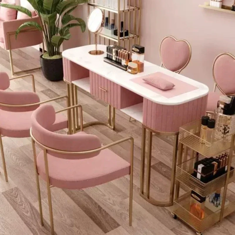 Professional Modern Nail Table Exquisite Receptionist Nordic Design Manicure Table Modern Pink Mesa De Manicure Furniture YX50ZJ
Professional Modern Nail Table Exquisite Receptionist Nordic Design Manicure Table Modern Pink Mesa De Manicure Furniture YX50ZJ
