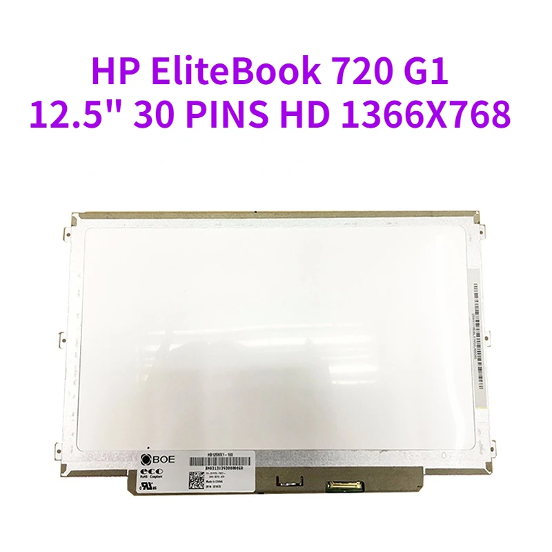 12.5" laptop Matrix For HP EliteBook 720 G1 WXGA HD 1366X768 LCD SCREEN Panel 30 PINS AG Matte Replacement
12.5" laptop Matrix For HP EliteBook 720 G1 WXGA HD 1366X768 LCD SCREEN Panel 30 PINS AG Matte Replacement