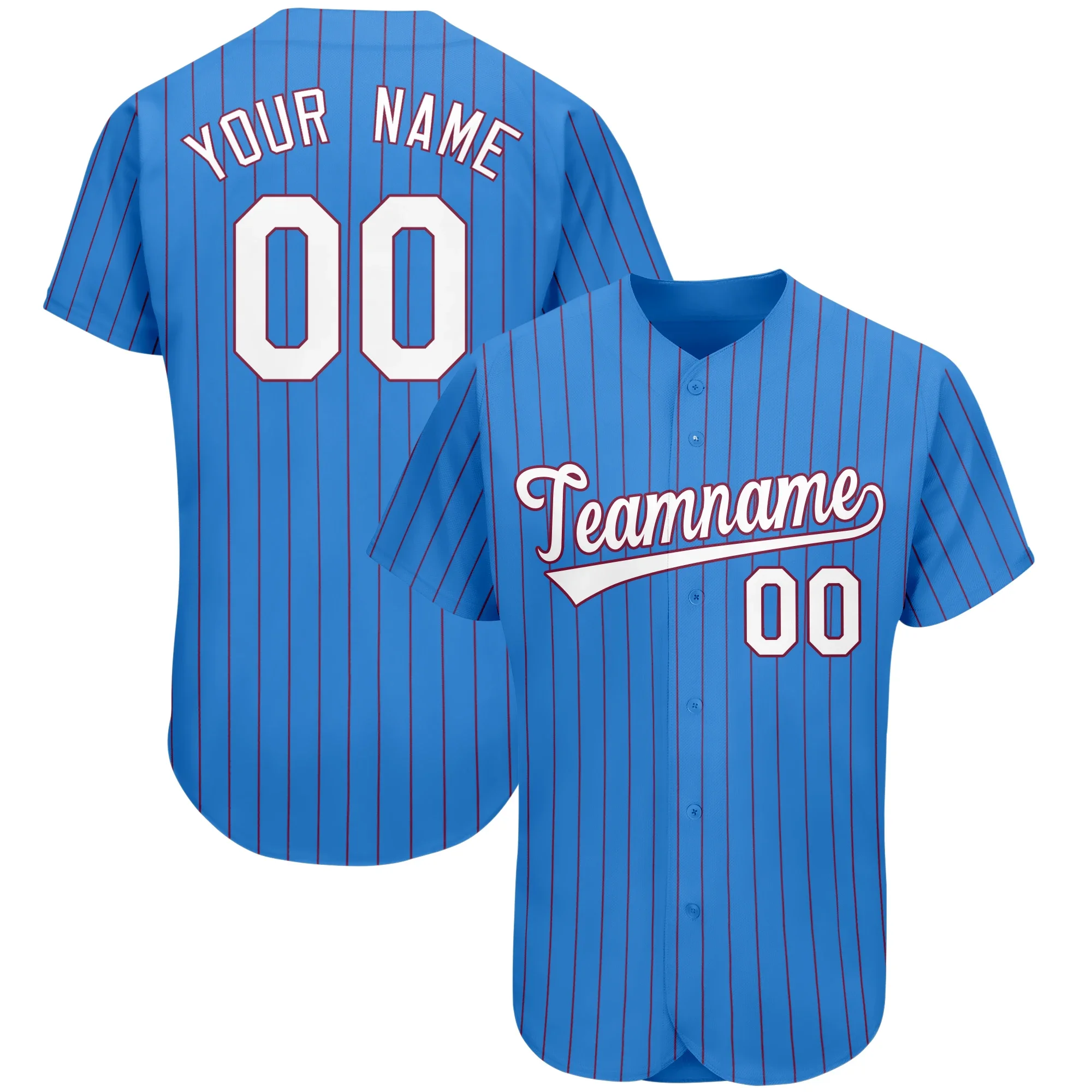 Custom Baseball Jersey Printed Classic Vertical Striped Shirt Professional Baseball League Softball Training Uniform Men/Youth
Custom Baseball Jersey Printed Classic Vertical Striped Shirt Professional Baseball League Softball Training Uniform Men/Youth
