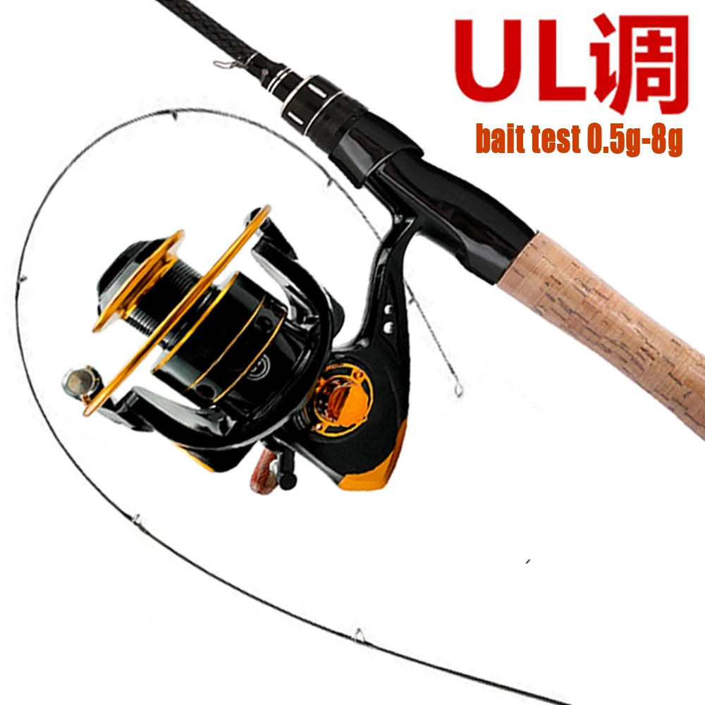 

Fly Fishing Rods and Reels 2 Sections Carbon Rod Spinnning Casting Reel for Trout Perch Fish for Leisure Fishing 1.68M 1.8M