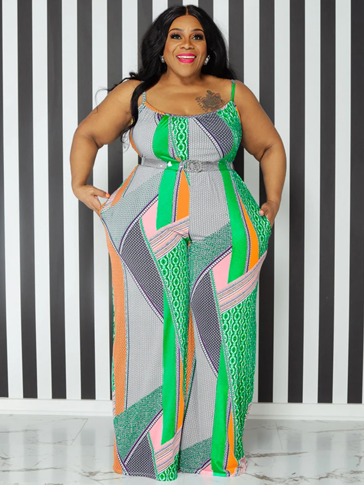 Plus Size Women Clothing Summer Jumpsuits with Belt Streetwear Ladies Loose Casual Jumpsuits Wholesale Bulk Dropshipping
Plus Size Women Clothing Summer Jumpsuits with Belt Streetwear Ladies Loose Casual Jumpsuits Wholesale Bulk Dropshipping