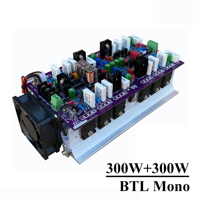 

300w * 2 2-channel Class AB Power Amplifier Board High Power BTL Mono with Protection Function Sound Warm Diy Audio Amplifier