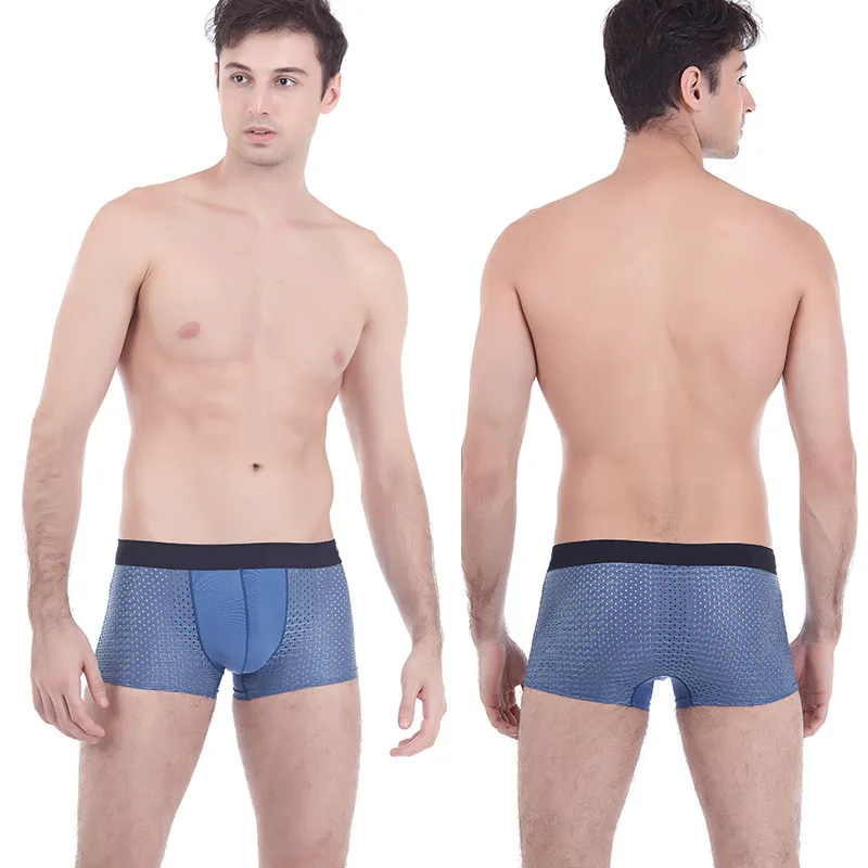 Men's Underwear Panties Large Size Mesh Holes Elastic Shorts Men Boxers Underpants Seamless Breathable Plus Size Boxer Shorts
Men's Underwear Panties Large Size Mesh Holes Elastic Shorts Men Boxers Underpants Seamless Breathable Plus Size Boxer Shorts