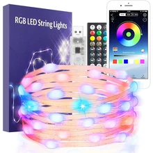 Smart LED String Lights Music Sync RGB Color Changing Bluetooth Control Fairy Light Waterproof Decorative Garden Party Christmas
Smart LED String Lights Music Sync RGB Color Changing Bluetooth Control Fairy Light Waterproof Decorative Garden Party Christmas