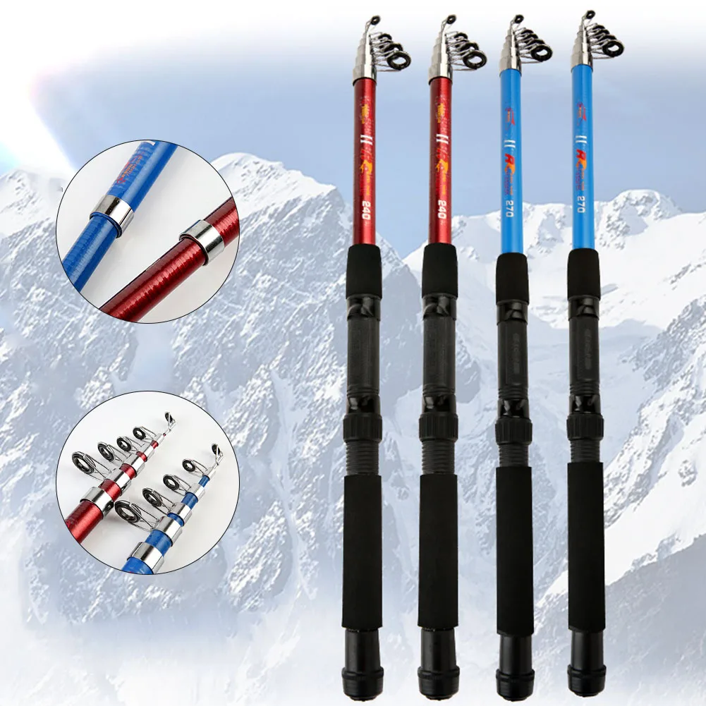 1pc Ultra-Hard Telescopic Sea Rod Portable Throwing Rods Long-Range Fishing Pole Fish Tackle Pesca Iscas Tools 1.8/2.1/2.4/2.7M
1pc Ultra-Hard Telescopic Sea Rod Portable Throwing Rods Long-Range Fishing Pole Fish Tackle Pesca Iscas Tools 1.8/2.1/2.4/2.7M