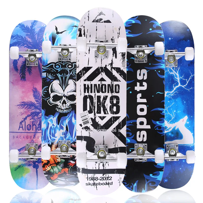 Professional Skateboard Brush Street Walker Action Double Cock All-around Skateboard Adult Beginners Children Four Wheels
Professional Skateboard Brush Street Walker Action Double Cock All-around Skateboard Adult Beginners Children Four Wheels