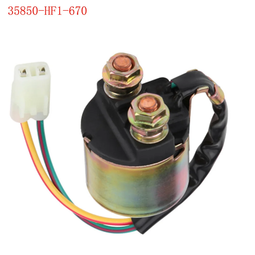 Motorcycle Starter Solenoid Relay FOR Honda TRX90/TRX300/TRX400/TRX500 35850-HF1-670 Motorcycle Starter Relay Solenoid
Motorcycle Starter Solenoid Relay FOR Honda TRX90/TRX300/TRX400/TRX500 35850-HF1-670 Motorcycle Starter Relay Solenoid