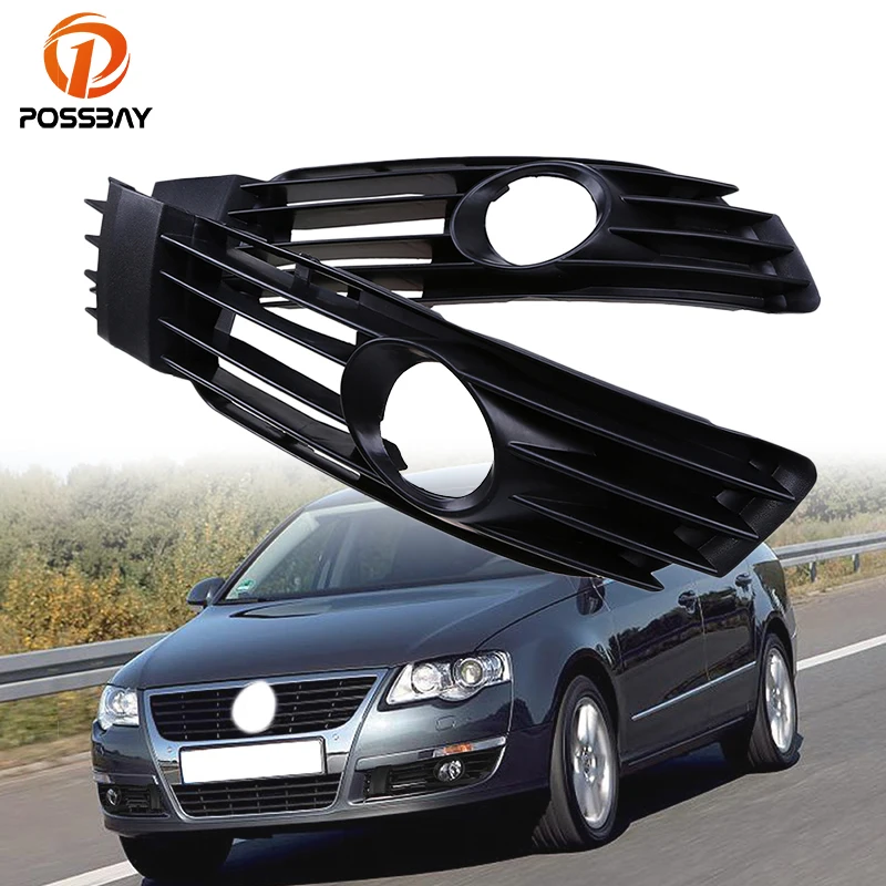 POSSBAY 2Pcs Car Fog Light Covers Black Grille Design with Fog Lamp Hole for VW Passat B5.5 Sedan/Variant 2001-2005 Facelift
POSSBAY 2Pcs Car Fog Light Covers Black Grille Design with Fog Lamp Hole for VW Passat B5.5 Sedan/Variant 2001-2005 Facelift