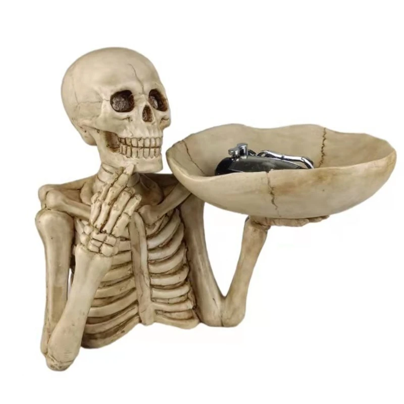 Halloween Skull Storage Tray Horror Decorative Sculpture Skeleton Decoration Statue Halloweens Decorations Storage Home Decor
Halloween Skull Storage Tray Horror Decorative Sculpture Skeleton Decoration Statue Halloweens Decorations Storage Home Decor