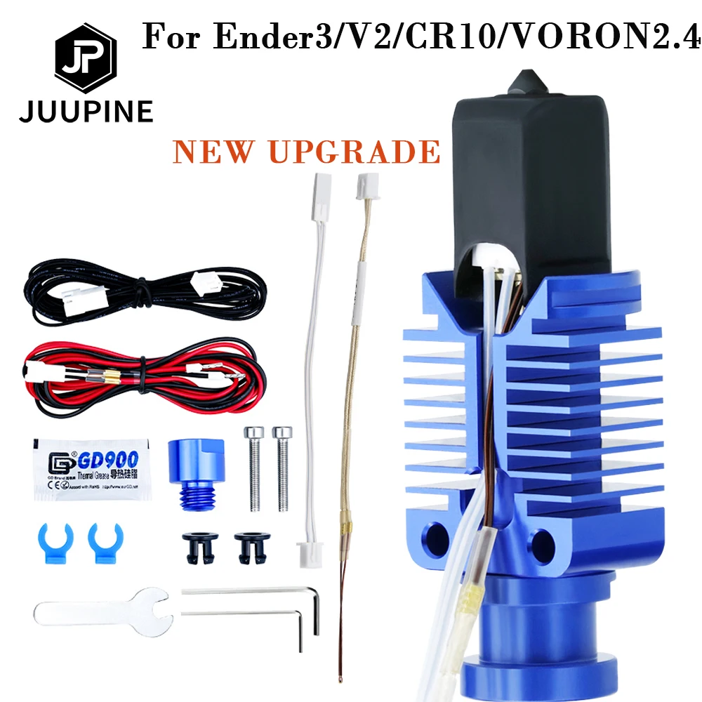 Ender3 Hotend Kit Upgrade High Speed Printing Hotend Kit 300°C Hardened Steel Nozzle For ender 3 v2 CR10/VORON2.4 3D Printer
Ender3 Hotend Kit Upgrade High Speed Printing Hotend Kit 300°C Hardened Steel Nozzle For ender 3 v2 CR10/VORON2.4 3D Printer