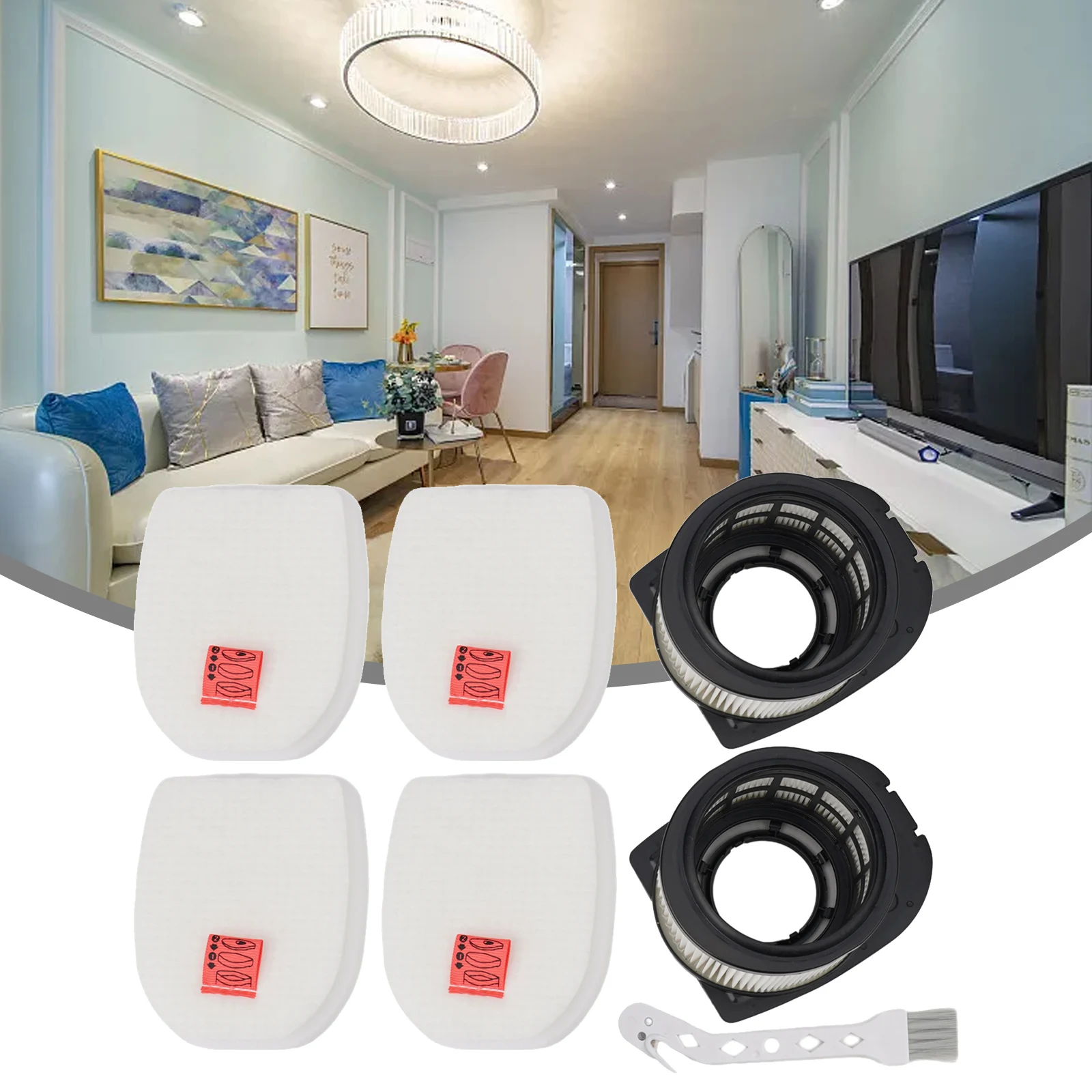 Replacement Filter Set for Shark IZ400 IZ400UK IZ400UKT IZ420 Cordless Stick Vacuum Cleaner Easy and Seamless Installation
Replacement Filter Set for Shark IZ400 IZ400UK IZ400UKT IZ420 Cordless Stick Vacuum Cleaner Easy and Seamless Installation