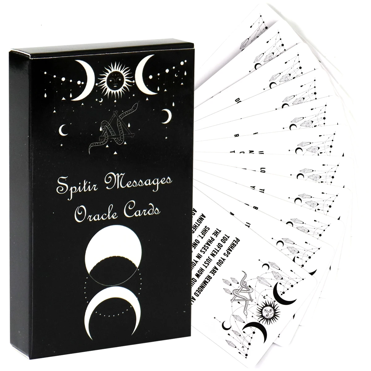 Spilic Messages Oracle Cards Deck Original Tarot Deck Games Oracle Deck Divination Party Desktop Toy Entertainment Leisure 18+
Spilic Messages Oracle Cards Deck Original Tarot Deck Games Oracle Deck Divination Party Desktop Toy Entertainment Leisure 18+