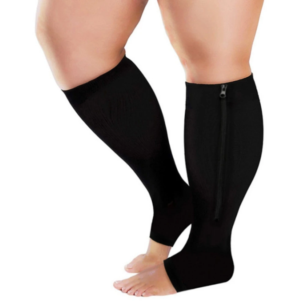 Zipper Thigh Compression Socks with Zipper Exposed Toe Thigh High Compression Stockings for Women Men Swelling
Zipper Thigh Compression Socks with Zipper Exposed Toe Thigh High Compression Stockings for Women Men Swelling