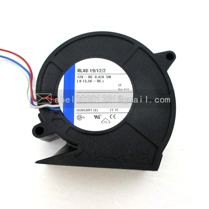 

BRAND NEW RL48-19/12/2 RL 48-19/12/2 DC 12V ORIGINAL COOLING FAN COOLER 76 x 76 x 27 mm