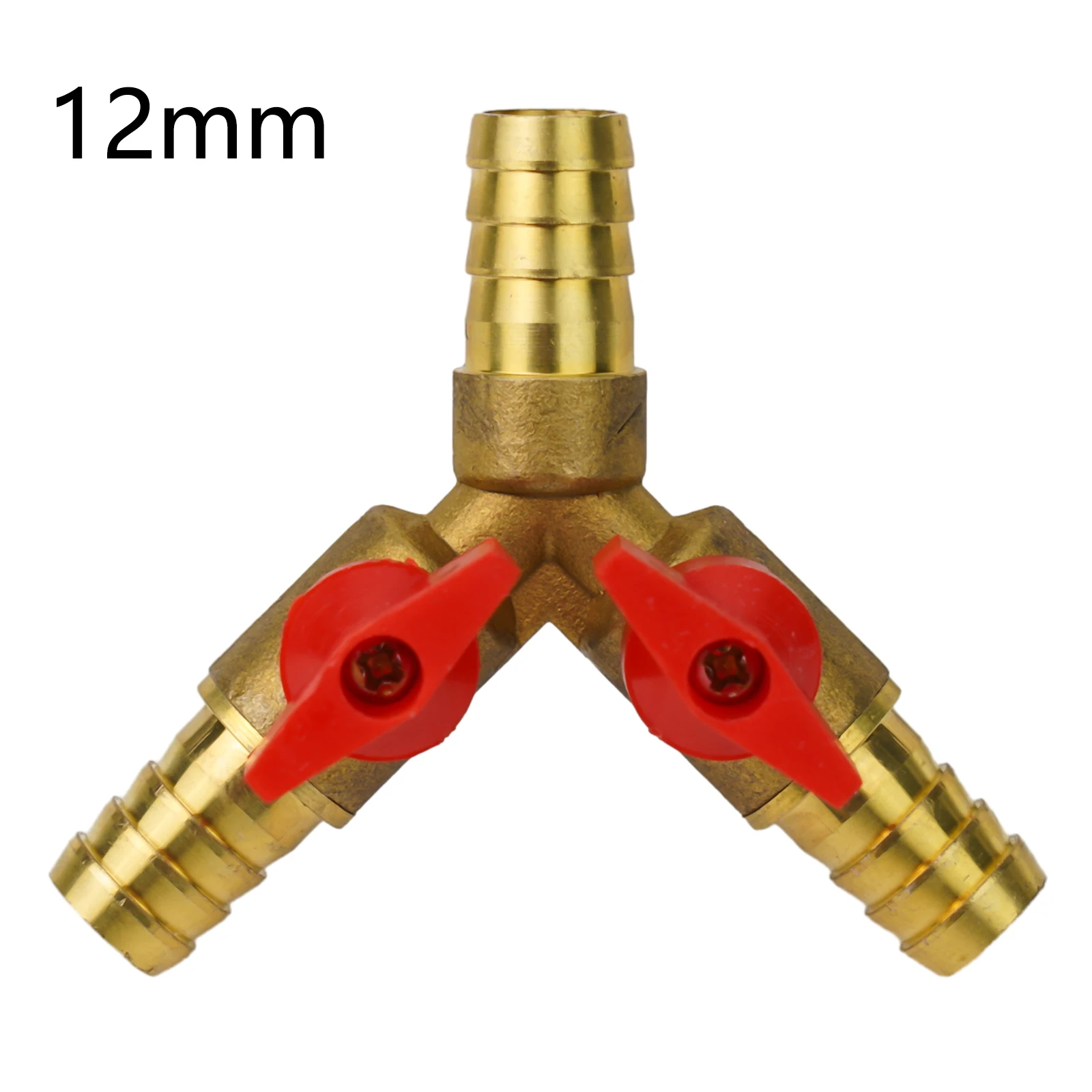 Sturdy 12mm Hose Y 3Way Brass shut off Valve for Fuel Air Water Gas Suitable for Garden Irrigation and Water Pipe Fittings
Sturdy 12mm Hose Y 3Way Brass shut off Valve for Fuel Air Water Gas Suitable for Garden Irrigation and Water Pipe Fittings