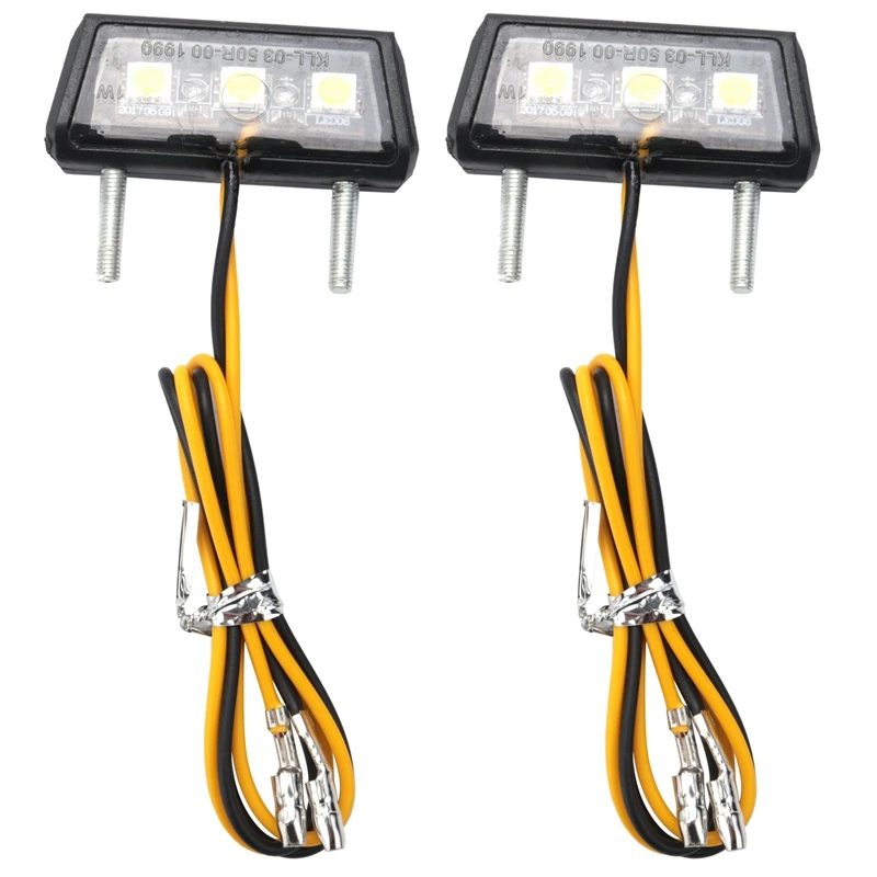 2X Motorcycle Decorative LED Taillight License Plate Light For Honda Kawasaki Yamaha Suzuki White 
2X Motorcycle Decorative LED Taillight License Plate Light For Honda Kawasaki Yamaha Suzuki White