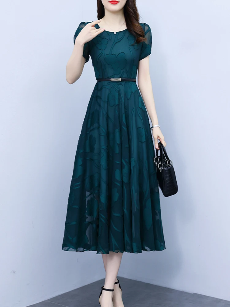 Green Women 2023 New Chiffon Vintage Casual Floral Dress Short Sleeve Black Elegant Beach Robe Chic Long Tunics Prom Dresses For
Green Women 2023 New Chiffon Vintage Casual Floral Dress Short Sleeve Black Elegant Beach Robe Chic Long Tunics Prom Dresses For
