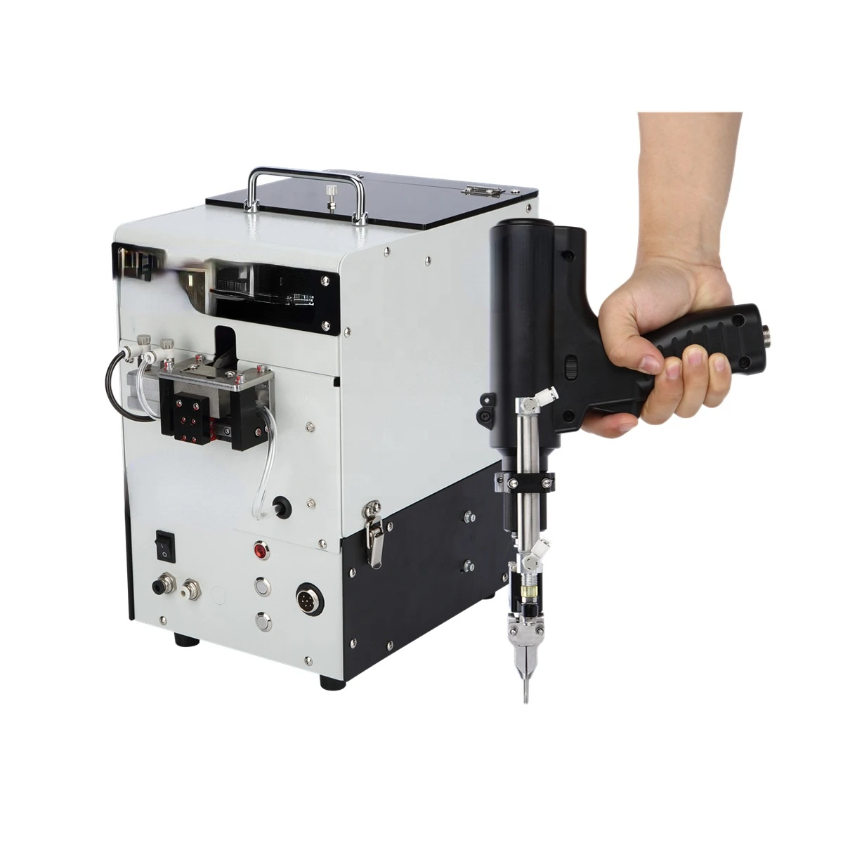 New Design Air Suction Screw Feeder Rotary Table Automatic Screw Driving Machine Automatic Air Blowing Screw Machine
New Design Air Suction Screw Feeder Rotary Table Automatic Screw Driving Machine Automatic Air Blowing Screw Machine
