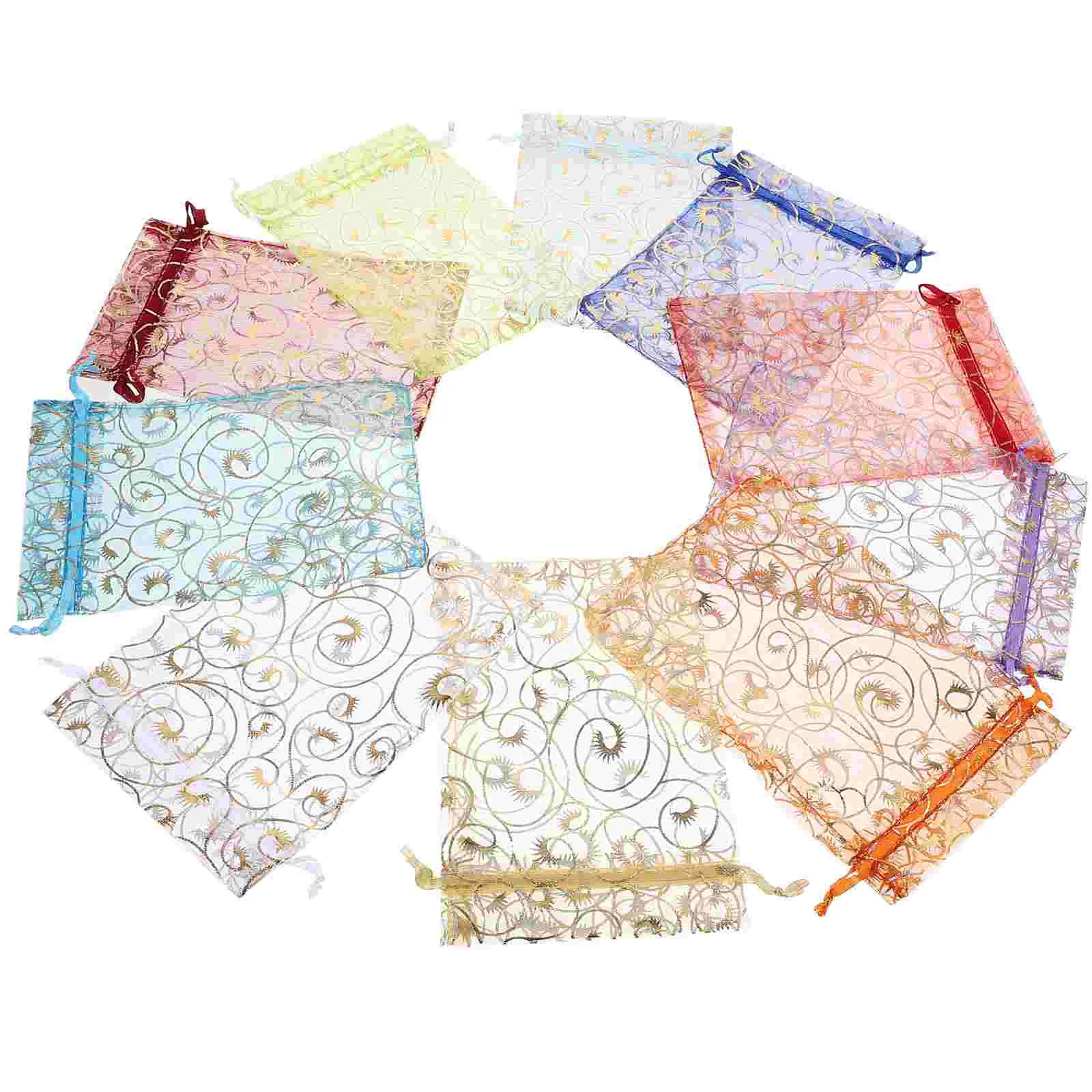 100Pcs Organza Drawstring Bags Multi-use Jewelry Bags Wedding Party Favor Bags Jewelry Drawstring Bags
100Pcs Organza Drawstring Bags Multi-use Jewelry Bags Wedding Party Favor Bags Jewelry Drawstring Bags