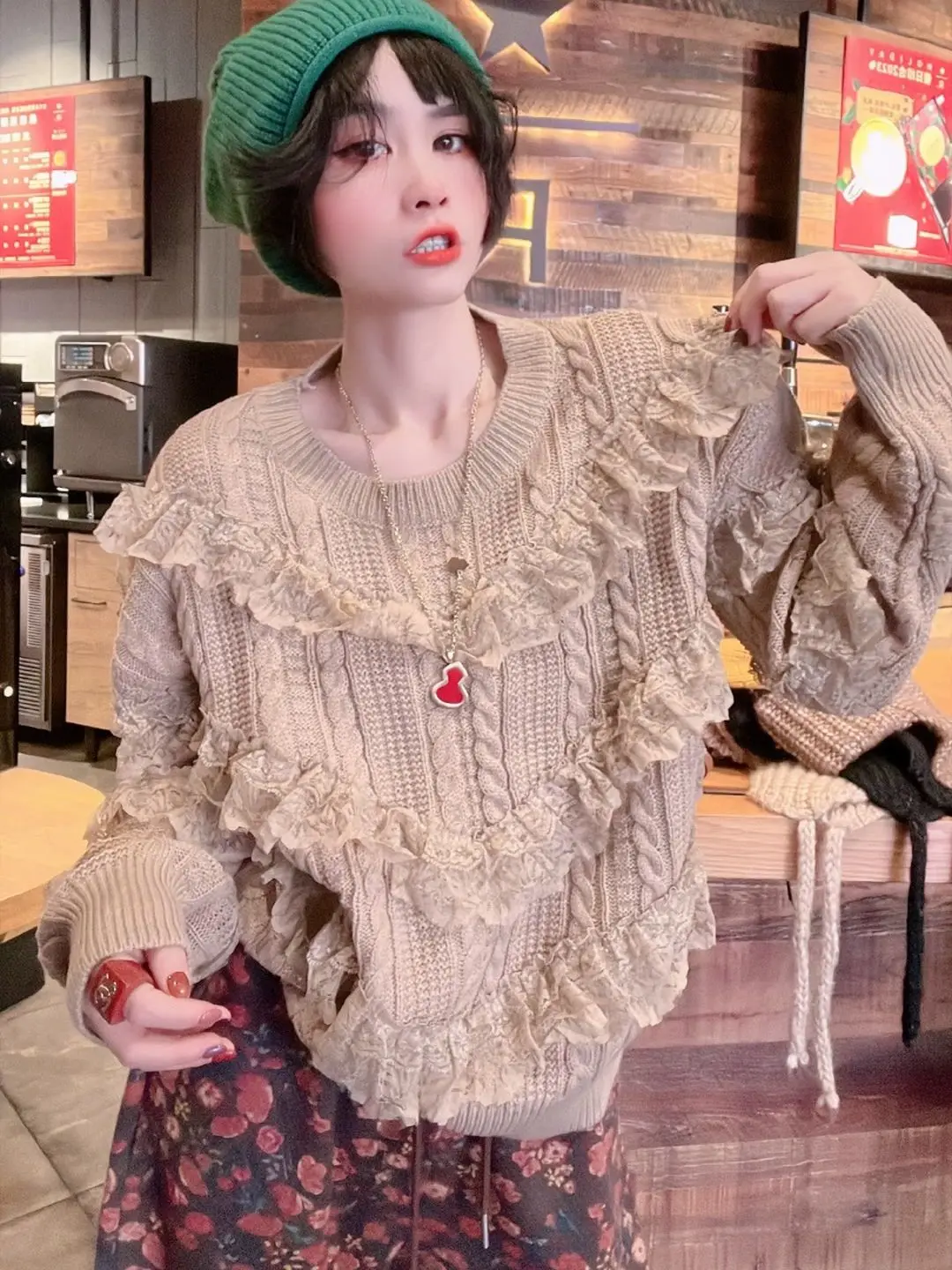 Women Wool Autumn Winter Sweater 2023 New Early Spring Fashion High Quality Lace Pullover Solid Long Sleeve Top X529
Women Wool Autumn Winter Sweater 2023 New Early Spring Fashion High Quality Lace Pullover Solid Long Sleeve Top X529