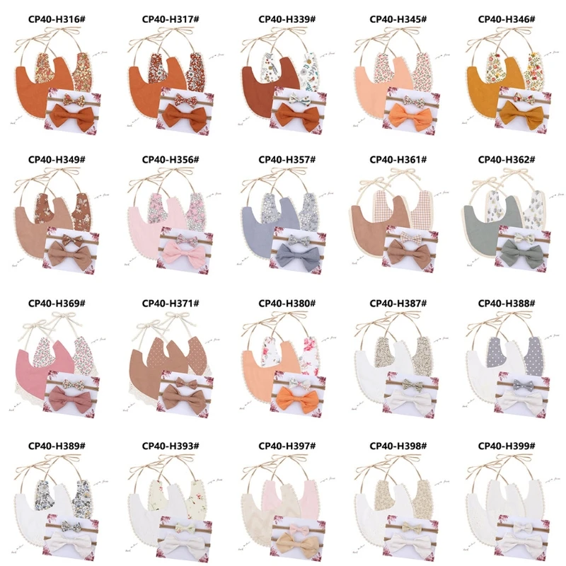 L5YF Baby Double Side Bib Bowknot Hair Band Набор для кормления Слюна Полотенце Повязка на голову
L5YF Baby Double Side Bib Bowknot Hair Band Набор для кормления Слюна Полотенце Повязка на голову