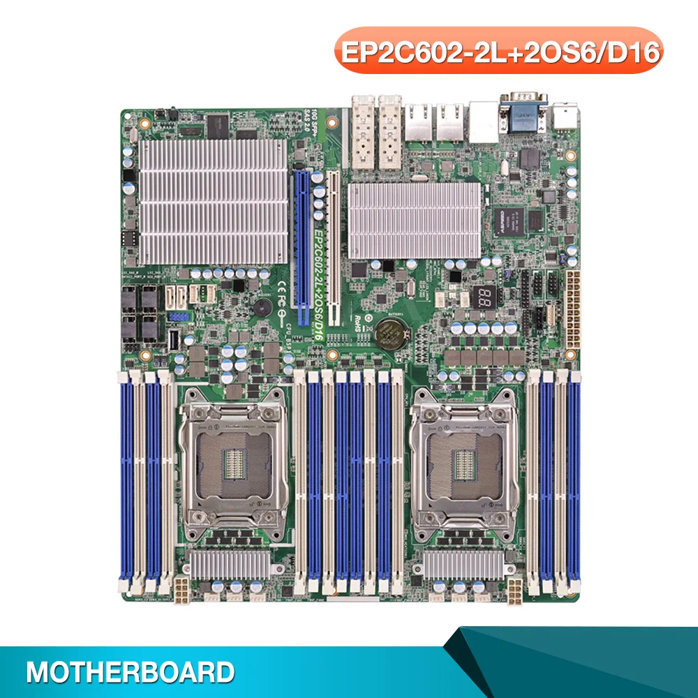 Server Motherboard For EP2C602-2L+2OS6/D16 For ASROCK LGA2011 C602 Support E5-1600 2600 4600 V2
Server Motherboard For EP2C602-2L+2OS6/D16 For ASROCK LGA2011 C602 Support E5-1600 2600 4600 V2