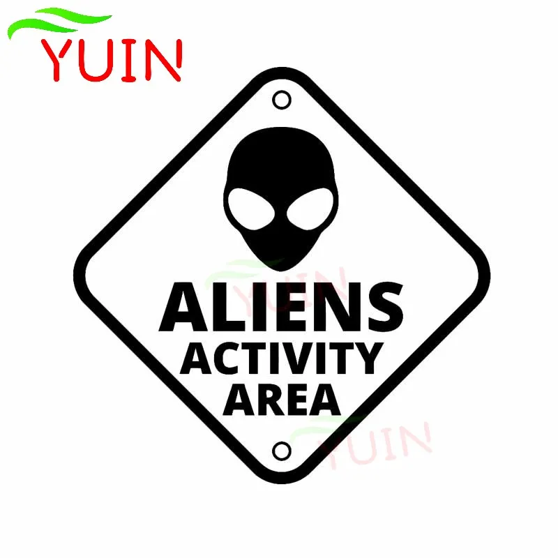 YUIN Alien Activity Area UFO Funny Sticker Fashion Decoration PVC Waterproof Sunscreen Decal Black/White/Red/Laser/Silver
YUIN Alien Activity Area UFO Funny Sticker Fashion Decoration PVC Waterproof Sunscreen Decal Black/White/Red/Laser/Silver