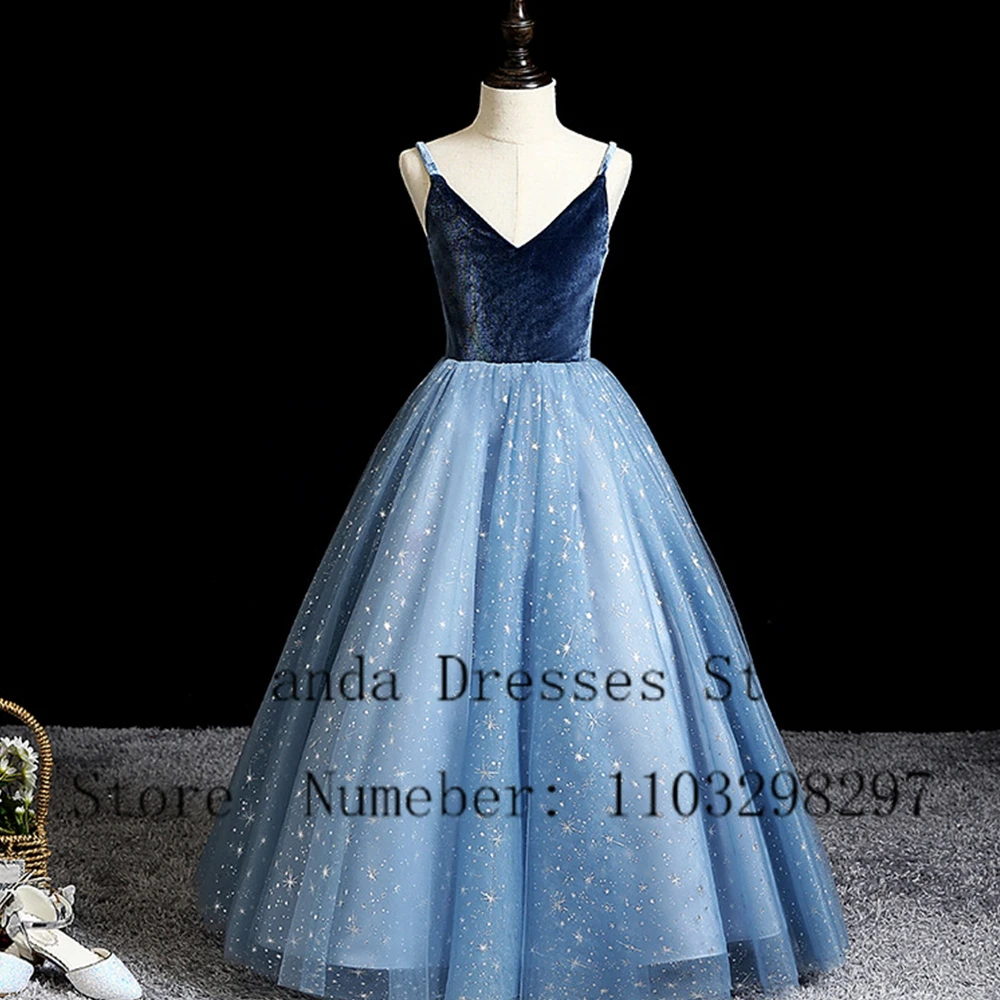 Simple Spaghetti Strap Flower Girl Dress Princess Floor Length Sleeveless First Communion Gown Velvet High Quality Blue Dresses
Simple Spaghetti Strap Flower Girl Dress Princess Floor Length Sleeveless First Communion Gown Velvet High Quality Blue Dresses