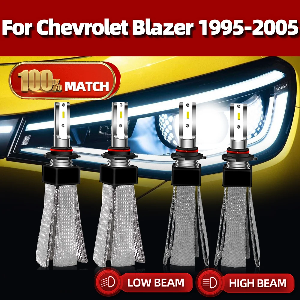 240W LED Car Headlight Bulbs 40000LM HB3 HB4 9005 9006 Auto Lamps 6000K 12V For Chevrolet Blazer 1995-2001 2002 2003 2004 2005
240W LED Car Headlight Bulbs 40000LM HB3 HB4 9005 9006 Auto Lamps 6000K 12V For Chevrolet Blazer 1995-2001 2002 2003 2004 2005
