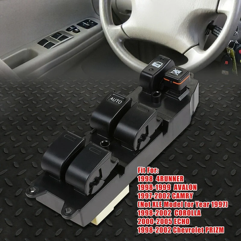 For Toyota Corolla Camry Avalon 1997-2002 Power Master Window Lift Control Switch Front Left LH Driver Side 84820-AA011
For Toyota Corolla Camry Avalon 1997-2002 Power Master Window Lift Control Switch Front Left LH Driver Side 84820-AA011