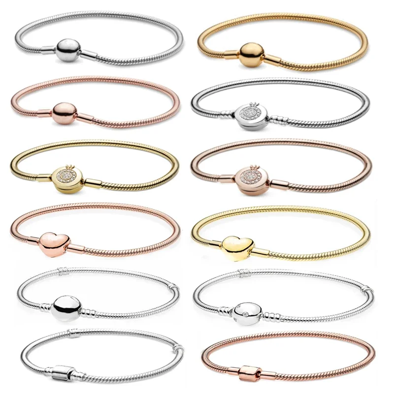 Fashion Jewelry Gifts For Women Bracelets DIY Charms Fit Original Jewellery Plata De Ley 925 Heart-shaped round Bangles Bracelet
Fashion Jewelry Gifts For Women Bracelets DIY Charms Fit Original Jewellery Plata De Ley 925 Heart-shaped round Bangles Bracelet