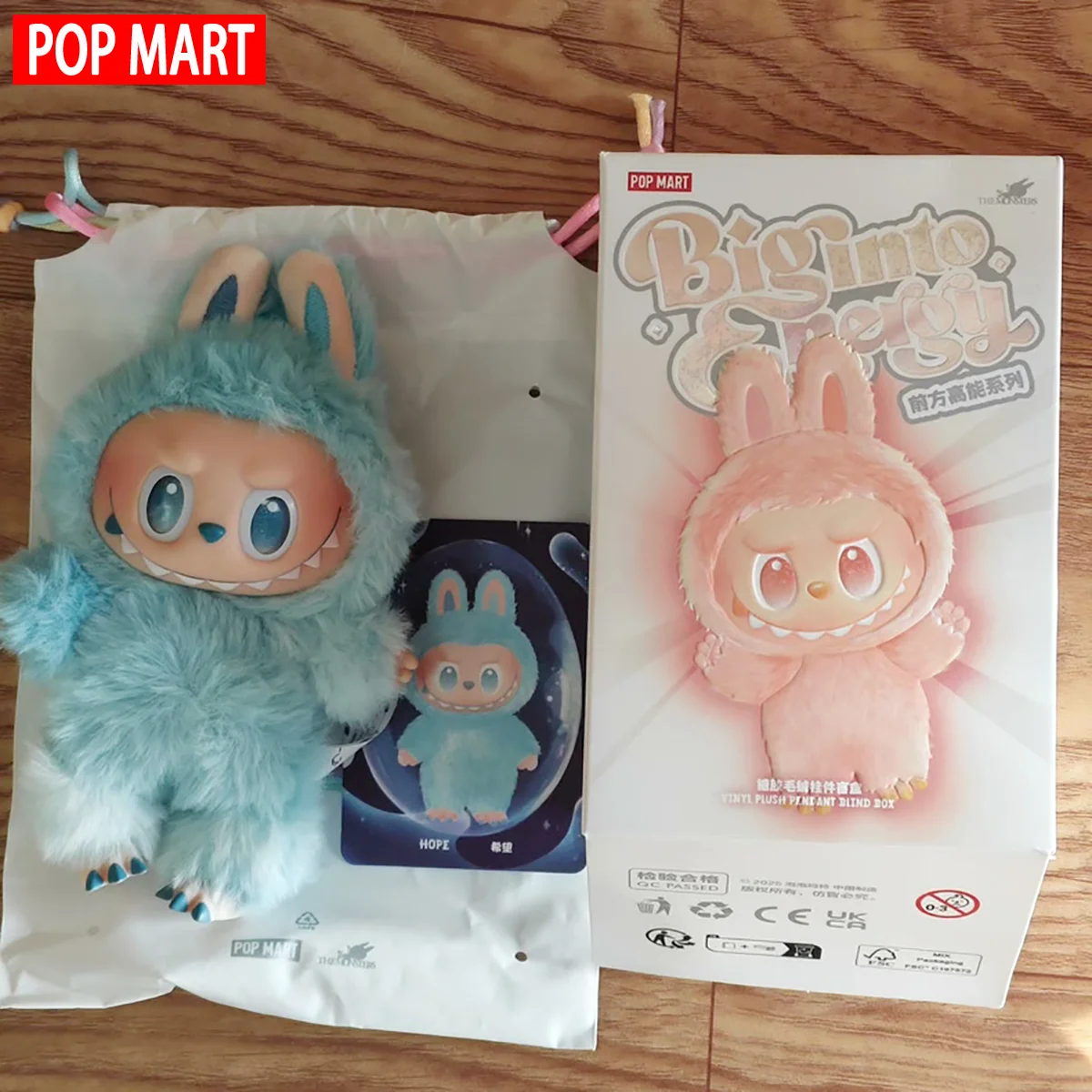 PopMart Labubu Doll Mystery Box, 100% genuine - Macaron color, It's the perfect gift for children, family and frict Gift PopMart Labubu Doll Mystery Box, 100% genuine - Macaron color, It's the perfect gift for children, family and frict Gift