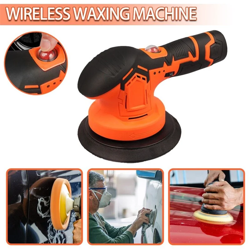 1Pcs Cordless Car Polisher Buffer Sander Polishing Machine 500RPM 6" Pads Kit
1Pcs Cordless Car Polisher Buffer Sander Polishing Machine 500RPM 6" Pads Kit