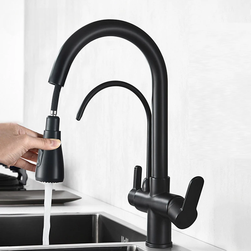 Purified Water Filter Kitchen Sink Faucet Pull Out Spout Tap Daul Handle Deck Mount Cold Hot Water Mixer Washing Tub Crane
Purified Water Filter Kitchen Sink Faucet Pull Out Spout Tap Daul Handle Deck Mount Cold Hot Water Mixer Washing Tub Crane
