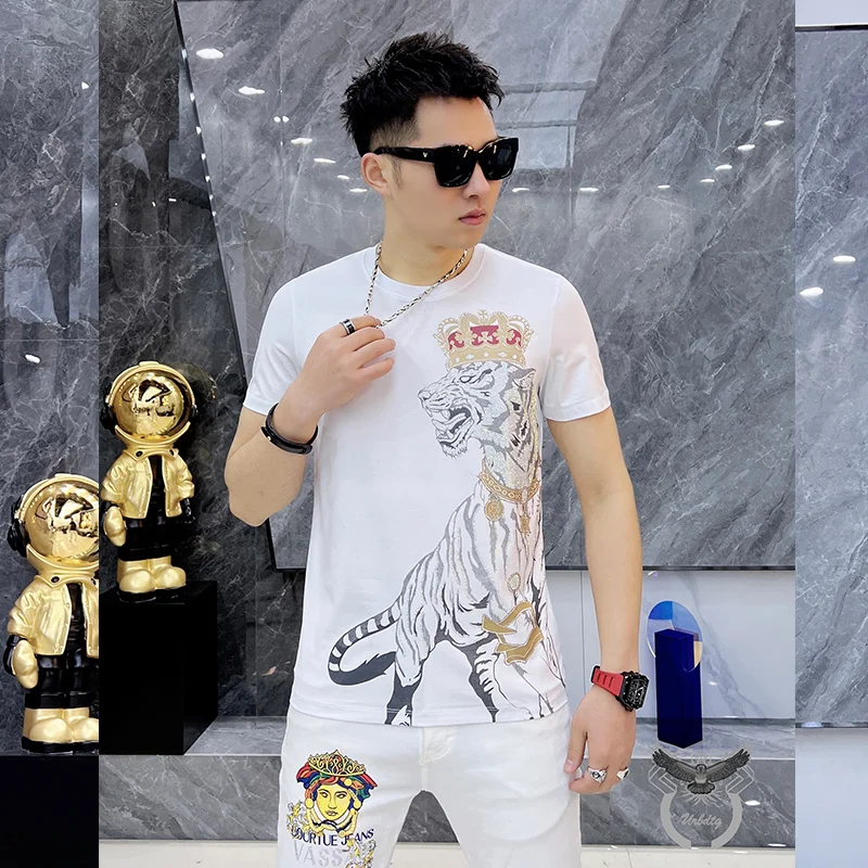 Fashion xc45 Men's Tops & Tees 2022 Runway Luxury European Design Print party style T-Shirts Men's Clothing
Fashion xc45 Men's Tops & Tees 2022 Runway Luxury European Design Print party style T-Shirts Men's Clothing