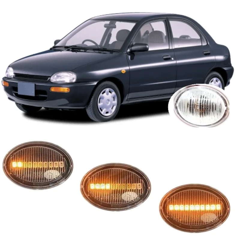 for Mazda 121 III MK3 JASM JBSM 1996 1997 1998 1999 2000 2001 2002 2003 Sequential LED Indicator Side Marker Signal Light Lamp
for Mazda 121 III MK3 JASM JBSM 1996 1997 1998 1999 2000 2001 2002 2003 Sequential LED Indicator Side Marker Signal Light Lamp