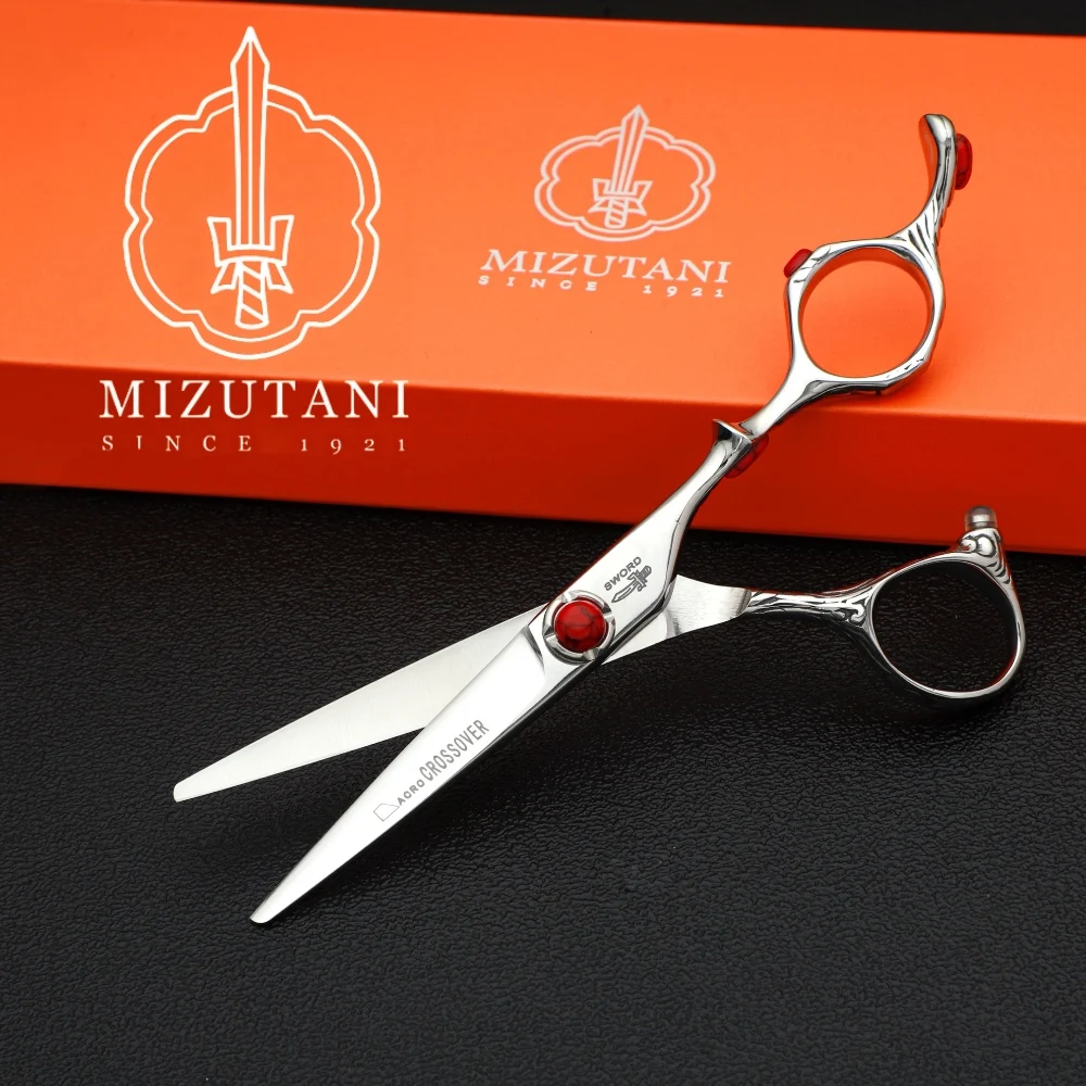 New MIZUTANI Hair scissors 6 Inch gem series scissors VG10 Material Sharp and wear-resistant Salon barber scissors
New MIZUTANI Hair scissors 6 Inch gem series scissors VG10 Material Sharp and wear-resistant Salon barber scissors