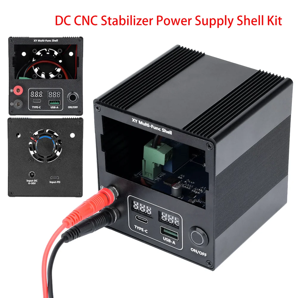 DC CNC Stabilizer Power Supply Full Protocol Fast Charging Power Module Voltage Regulator Switch DIY Regulated Power Shell Kit
DC CNC Stabilizer Power Supply Full Protocol Fast Charging Power Module Voltage Regulator Switch DIY Regulated Power Shell Kit