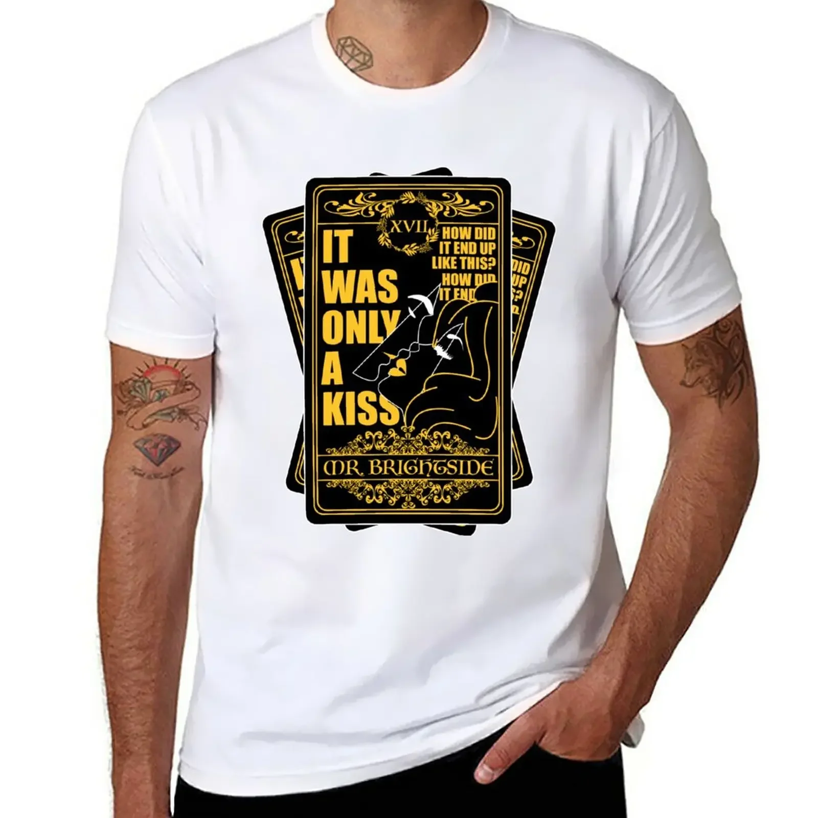 

It was only a kiss (Mr. Brightside) T-Shirt Aesthetic clothing Short sleeve tee mens vintage t shirts