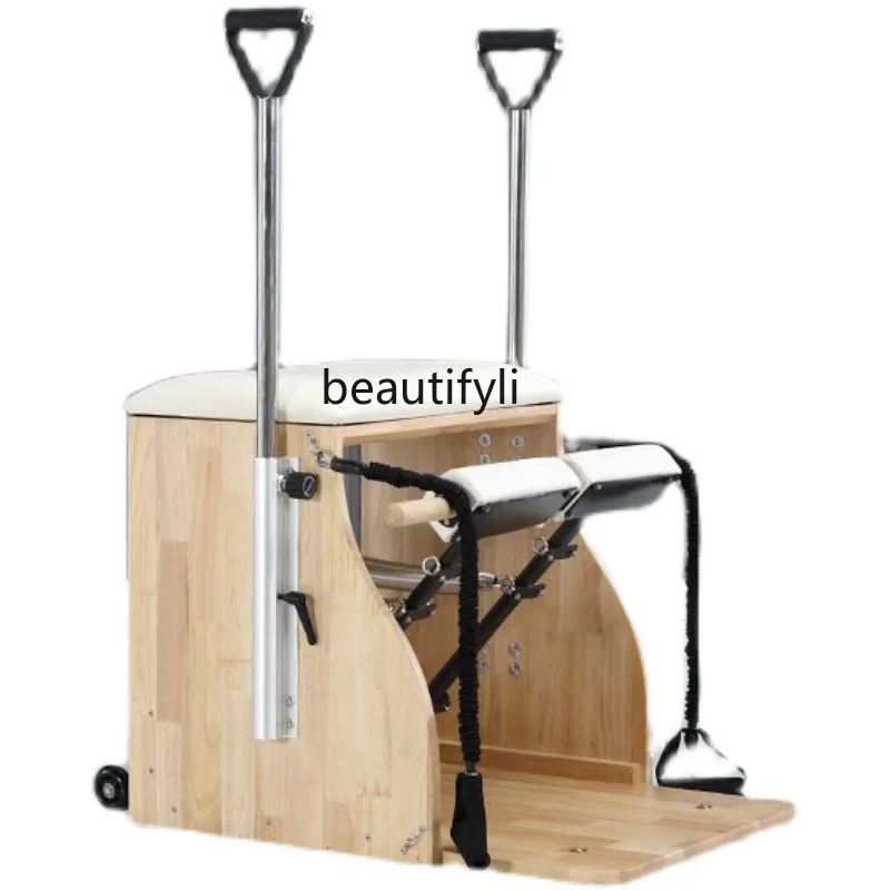 Pilates Equipment Rubber Wood Stable Chair Core Bed Training Universal Yoga Chair Universal Chair
Pilates Equipment Rubber Wood Stable Chair Core Bed Training Universal Yoga Chair Universal Chair