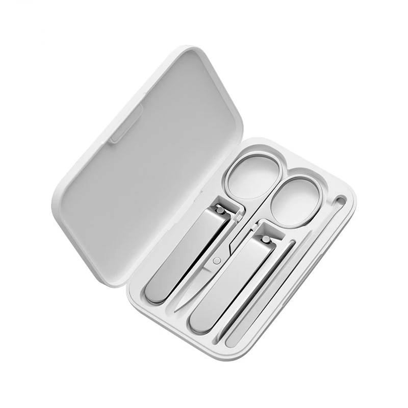 5pcs Xiaomi Mijia Nail Clippers Five-piece Household Stainless Steel Men and Women Pedicure Knife Trim Clippers Ear Spoon Set
5pcs Xiaomi Mijia Nail Clippers Five-piece Household Stainless Steel Men and Women Pedicure Knife Trim Clippers Ear Spoon Set